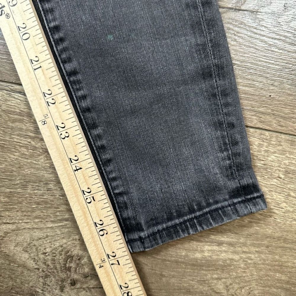 Madewell Women’s Size 26 Jeans Charcoal Grey Slim Fit Skinny Jeans High Rise - Picture 4 of 10